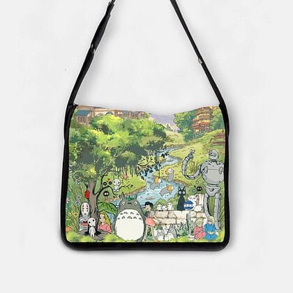 Ghibli Black CrossBody Bag