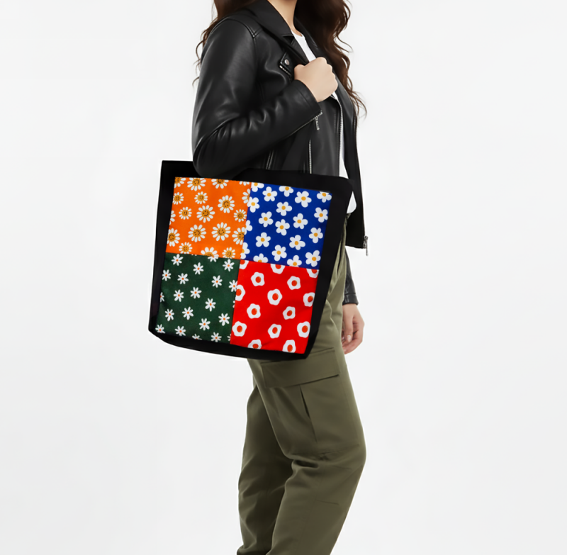Vibrant Flower Patch Totebag - Image 2