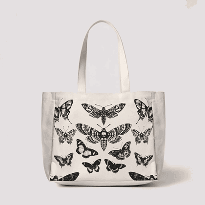 Butterflies Rock Style Box Totebag