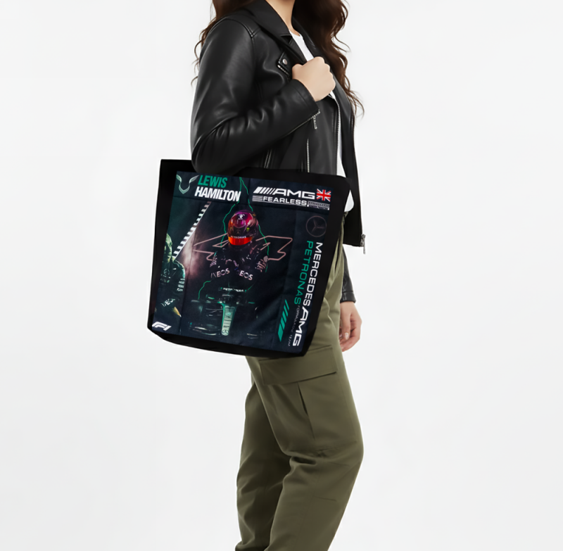 Lewis Hamilton F1 Patch Totebag - Image 2