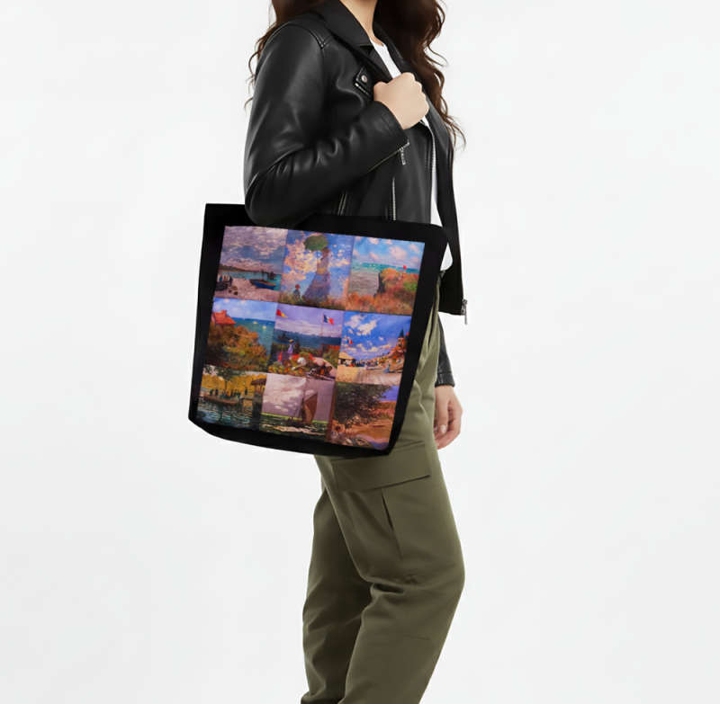 Claude Monet Patch Totebag - Image 2