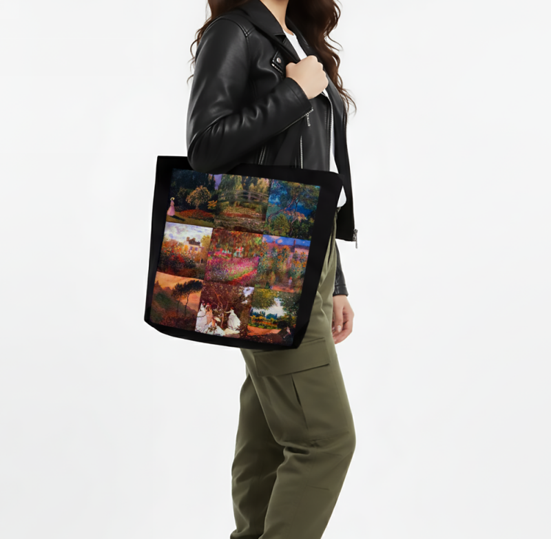 Claude Monet Patch Totebag Version 2 - Image 2