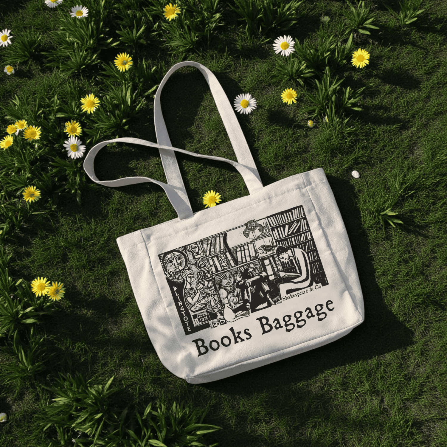 Book Baggage Box Totebag