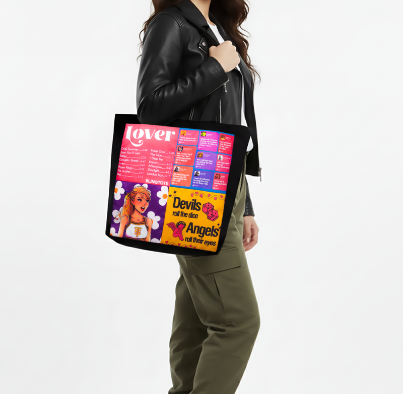 Lover - Taylor Swift Patch Totebag - Image 2