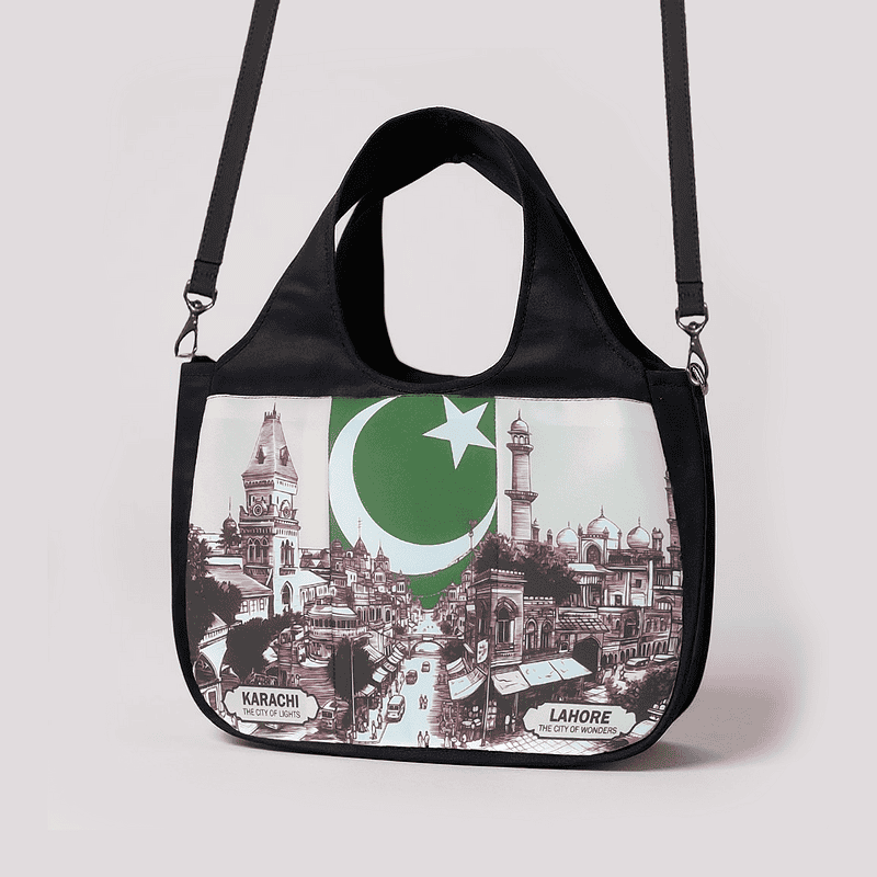 Pakistan Round hobo Bag - Image 2