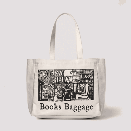 Book Baggage Box Totebag