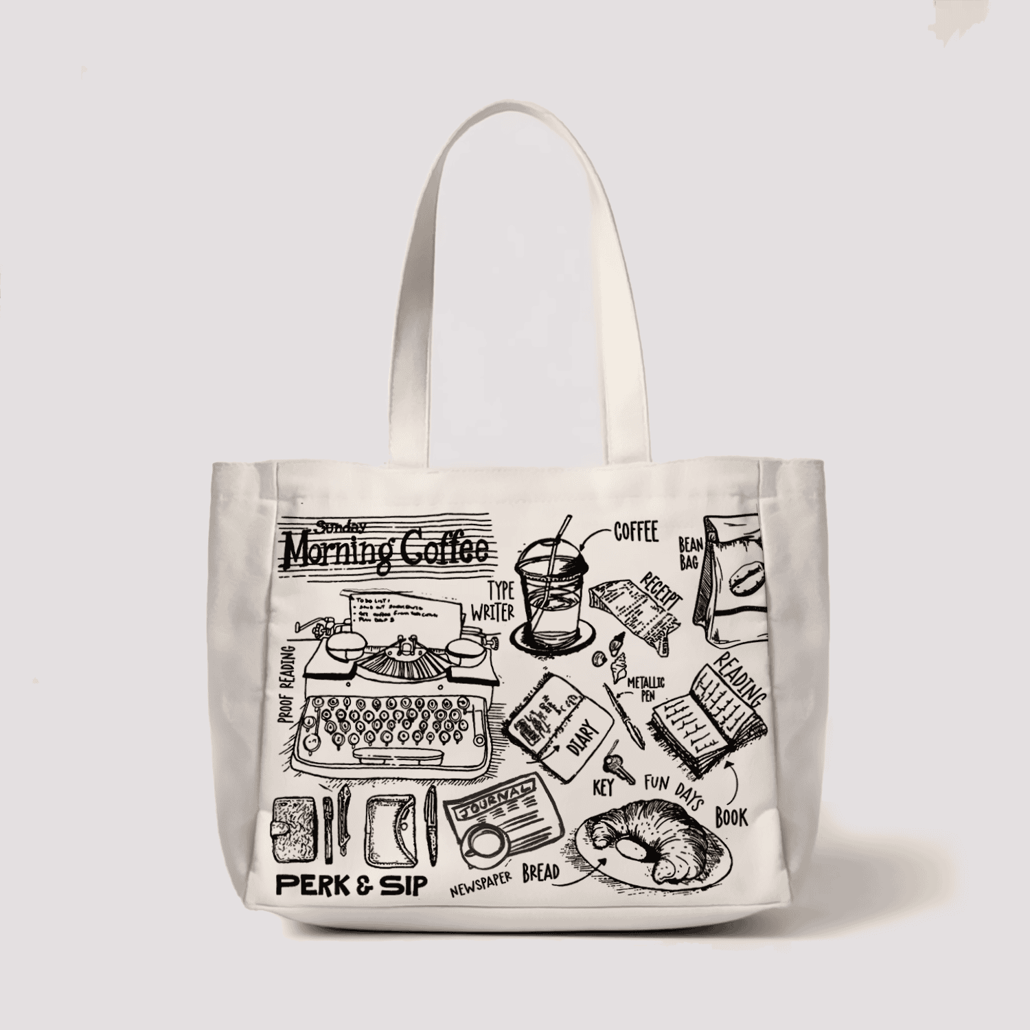 Morning Coffee Box Totebag - Image 2
