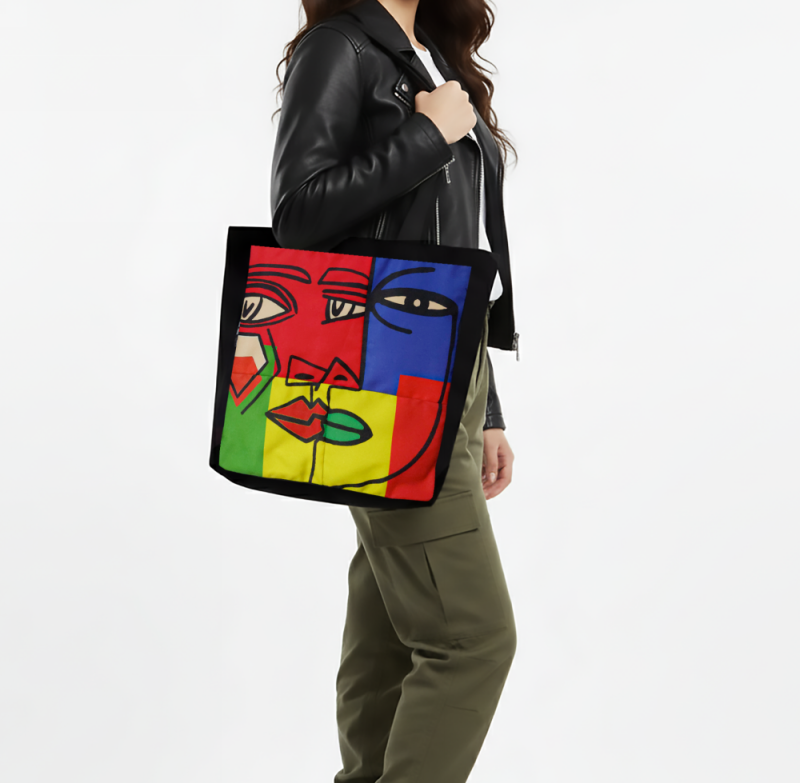 Cubism Patch Totebag - Image 2