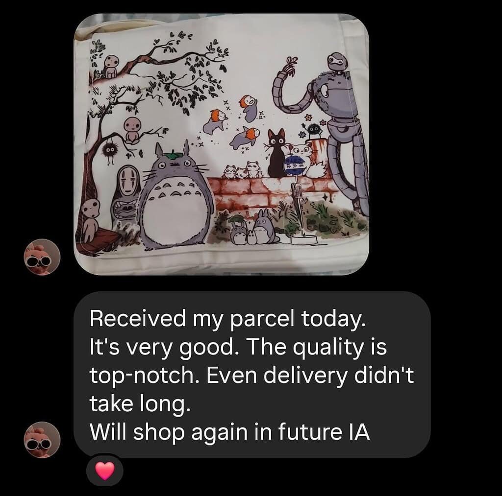 BlingTote customer review from Instagram