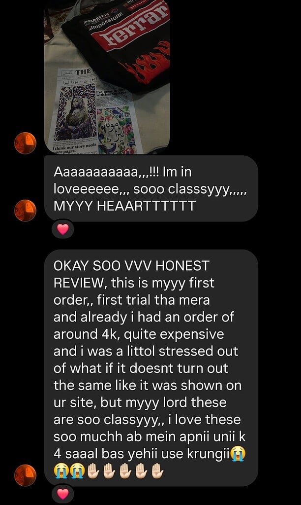 BlingTote customer review from Instagram