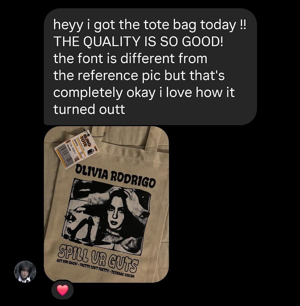 BlingTote customer review from Instagram