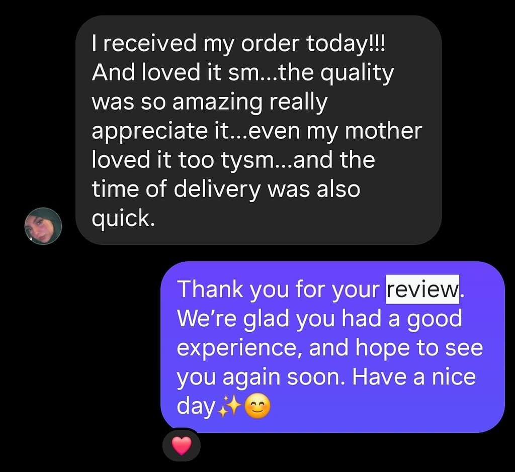 BlingTote customer review from Instagram