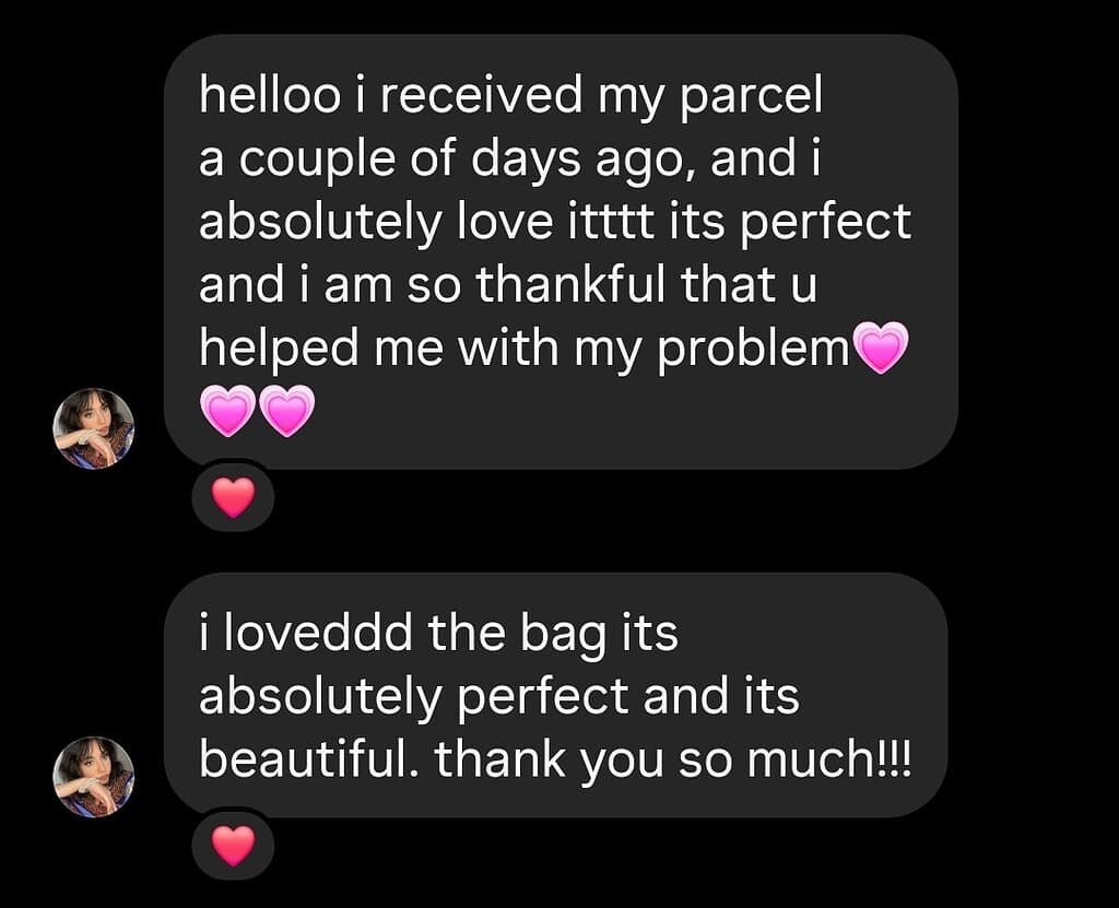 BlingTote customer review from Instagram