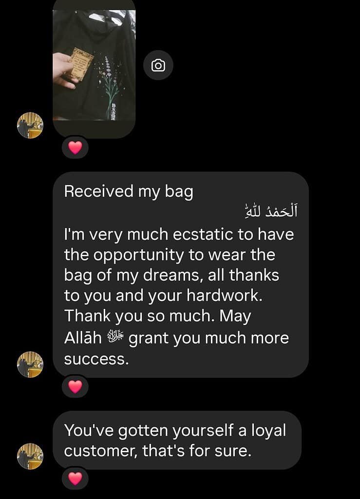 BlingTote customer review from Instagram