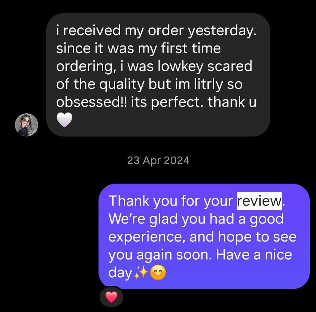 BlingTote customer review from Instagram