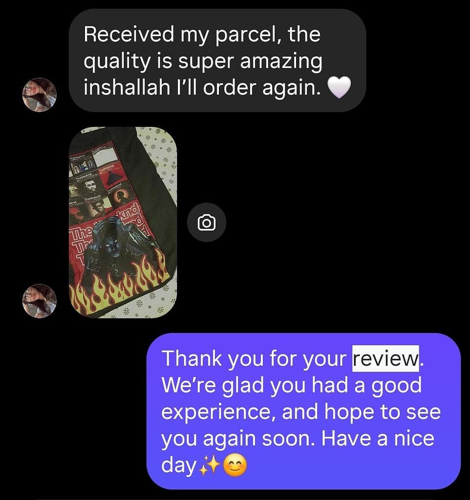 BlingTote customer review from Instagram