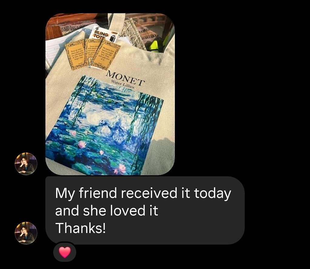 BlingTote customer review from Instagram