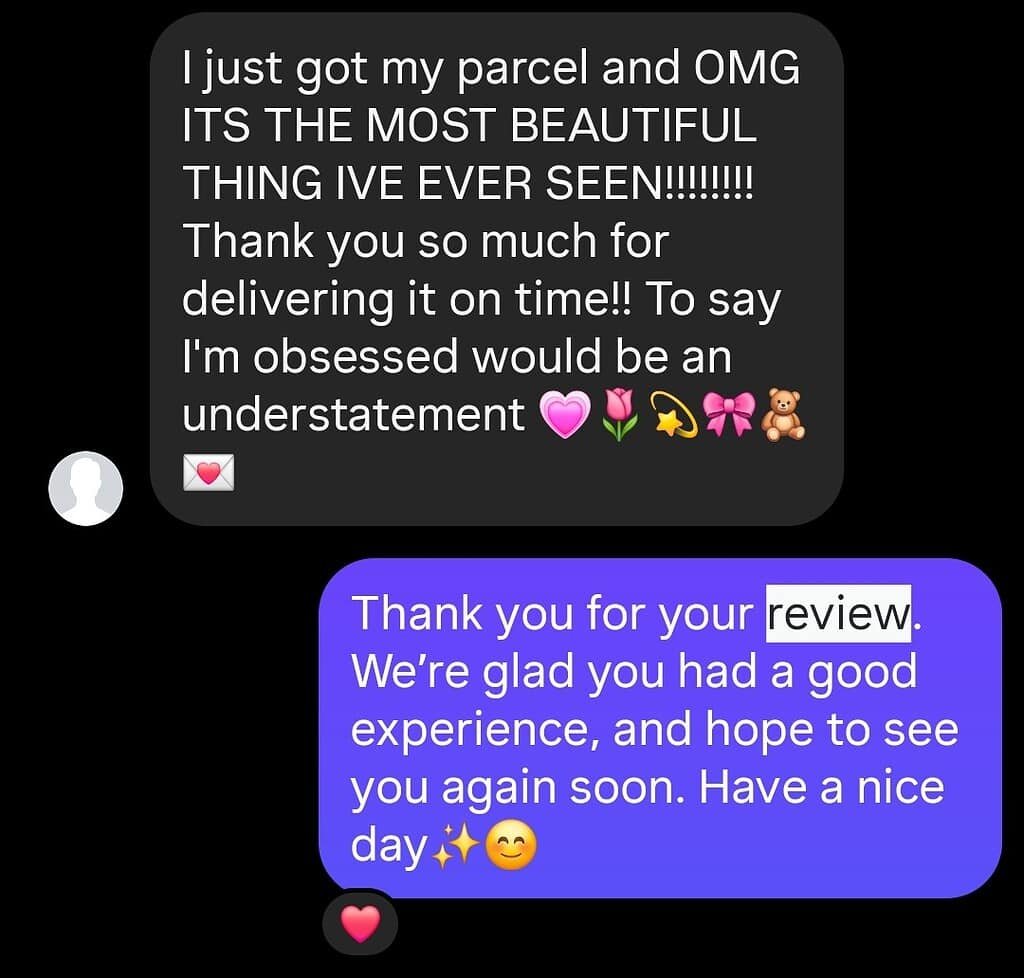 BlingTote customer review from Instagram