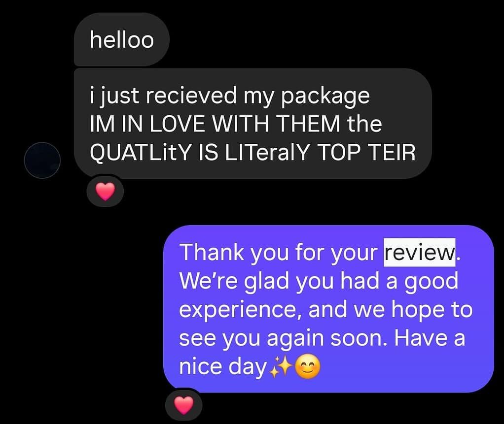 BlingTote customer review from Instagram