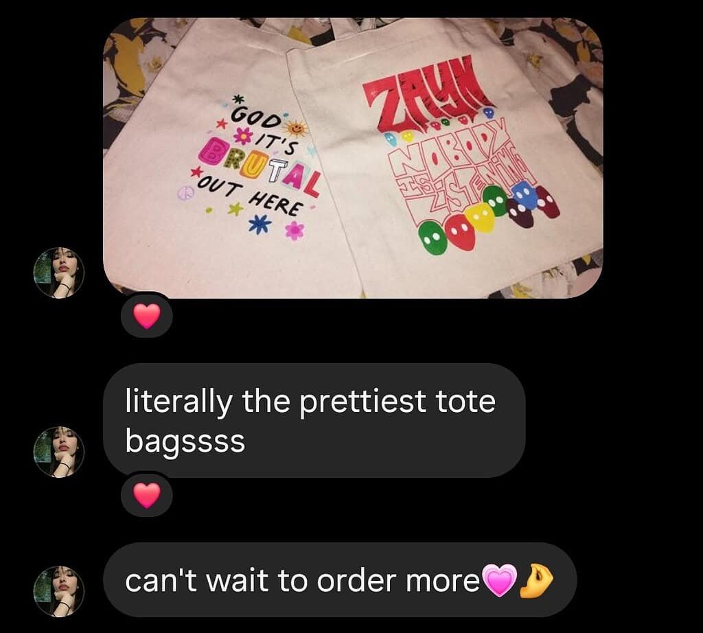 BlingTote customer review from Instagram