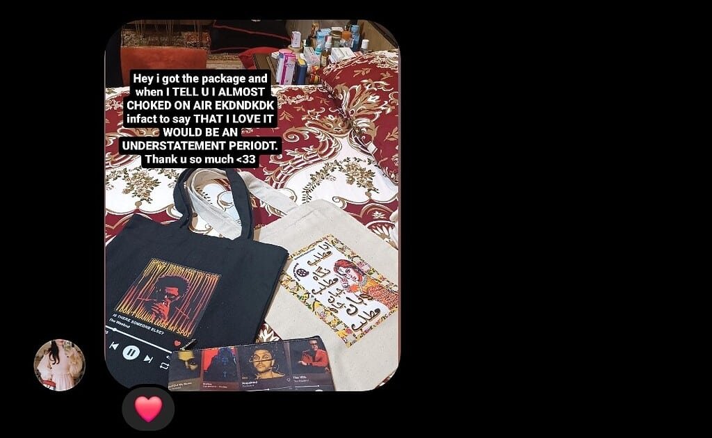 BlingTote customer review from Instagram
