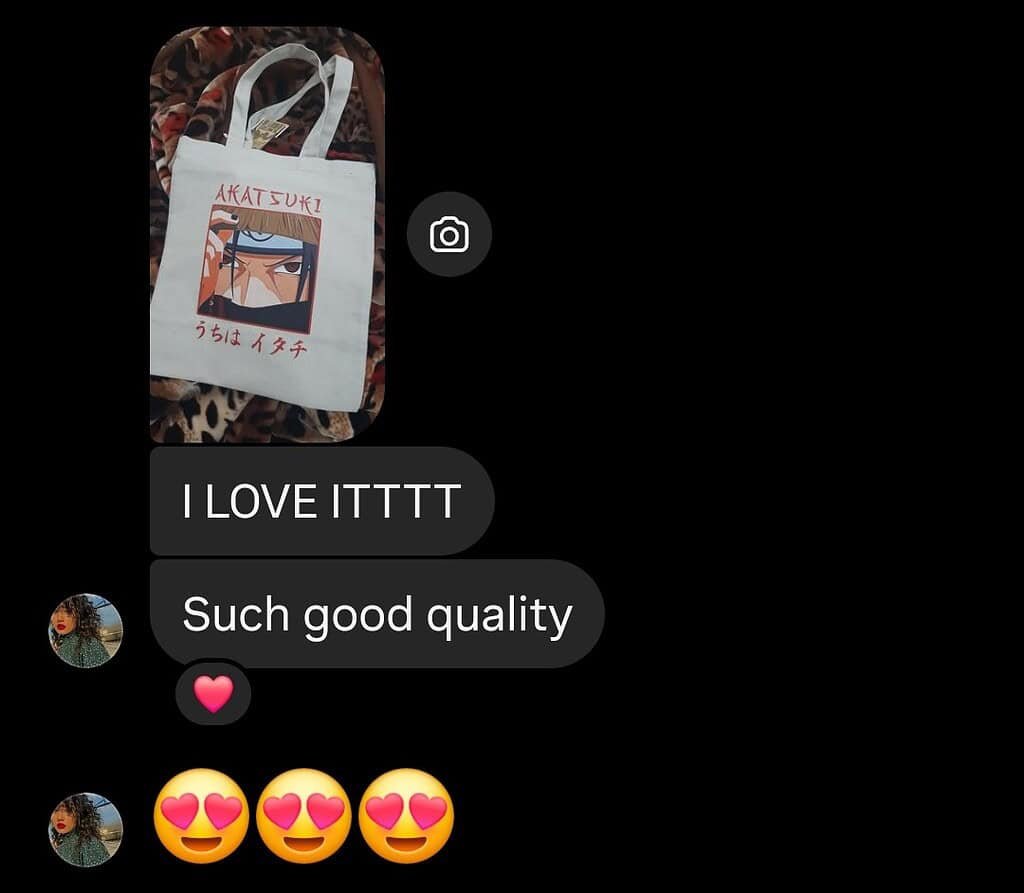 BlingTote customer review from Instagram