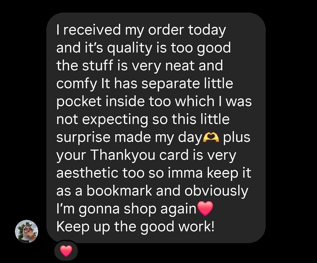 BlingTote customer review from Instagram