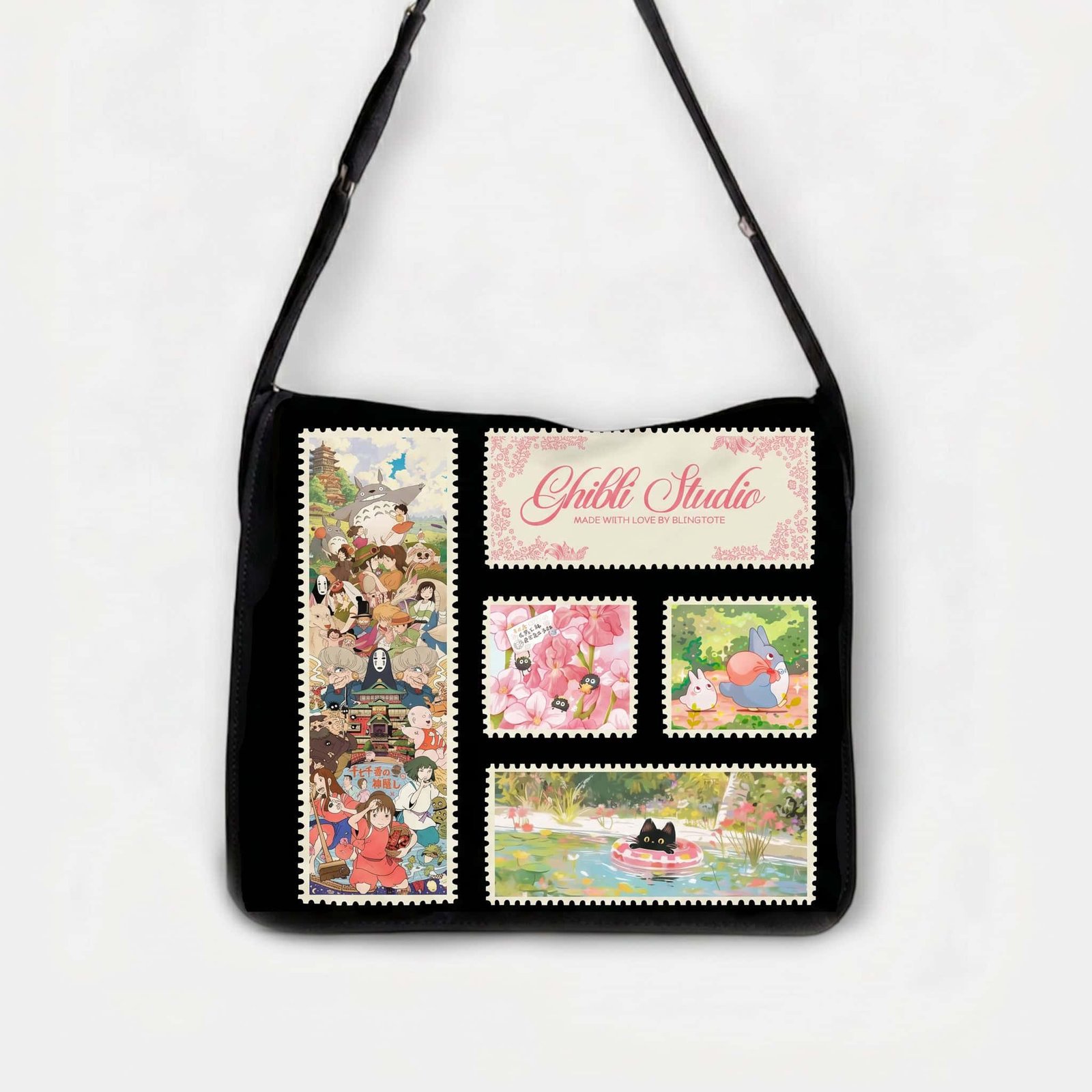 Ghibli Stamp CrossBody Bag