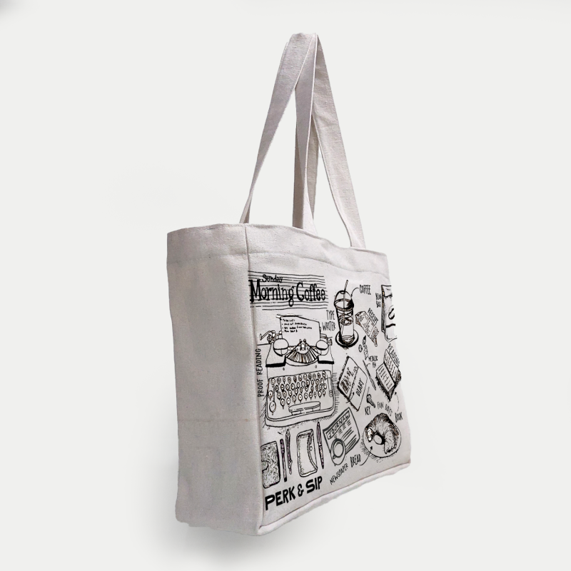 Morning Coffee Box Totebag - Image 3
